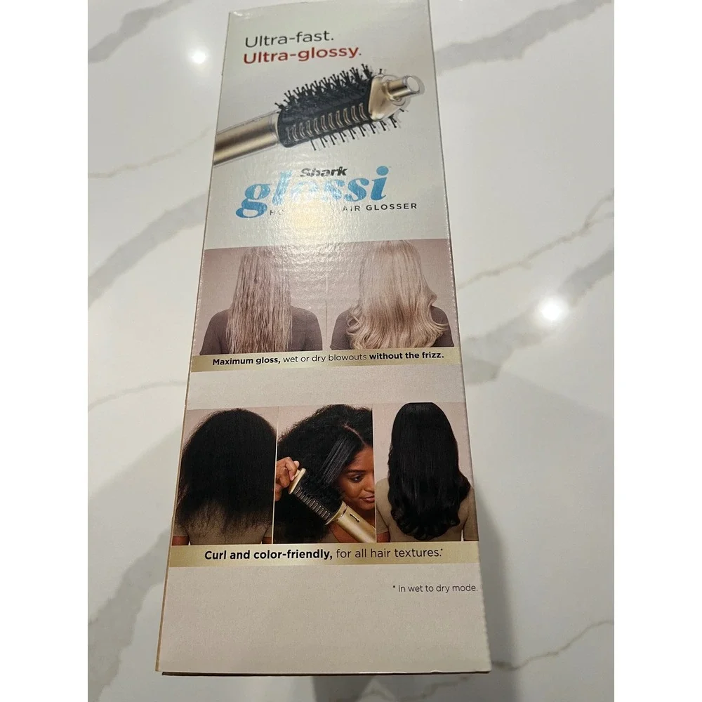 Shark Glam Hot Tool Air Styling & Drying System Gold HD6052S Multi-Styler NEW - Picture 5 of 5